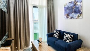 Apartamento, 1 quarto, sacada, vista para a cidade | Lounge