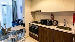 Apartamento, 1 quarto, sacada, vista para a cidade | Parte interna