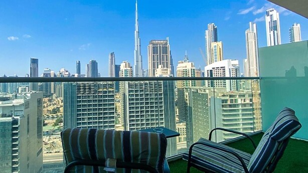 Apartamento, 1 quarto, sacada, vista para a cidade | Sacada