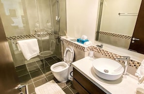 Apartment, 1 Bedroom, Balcony, City View | Bathroom - Mh- Affordable 1 Bhk Canal View Ref 25015 (Dubai)