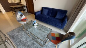 Apartment, 2 Bedrooms, City View | Living area - Mh - 2 Bhk Canal View Near Dubai Mall - Ref2516 (Dubai)