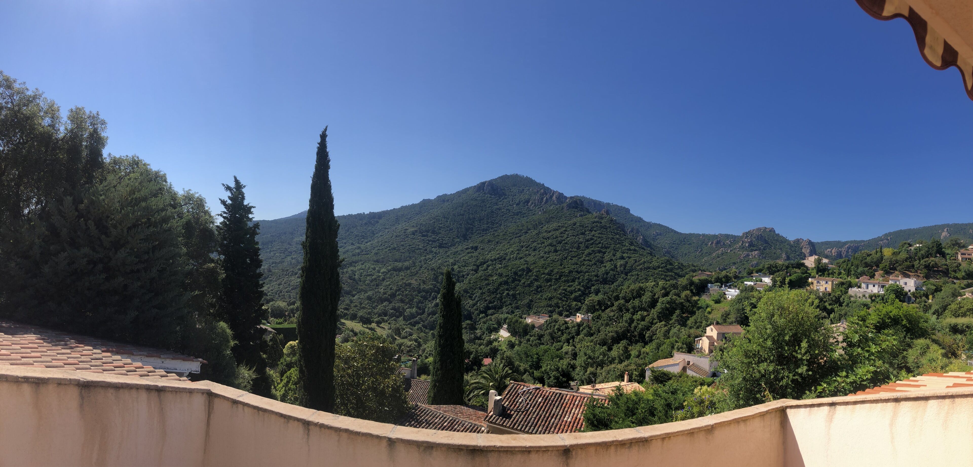 Vue depuis l’hébergement