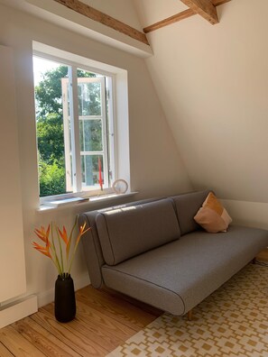 Smart TV, books - Ostseeloft Ferienwohnung 500 m Entfernt von der Flensburger Förde und Stadtnah (Flensburg)