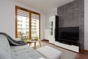 Apartment, 1 Schlafzimmer, Balkon | Wohnbereich