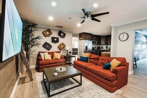 TV, video games, offices