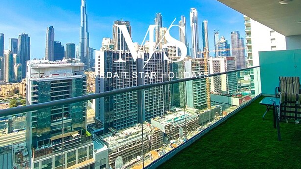 Apartment, 2 Bedrooms | Property grounds - Mh - 2 Bhk With Burj Khalifa View - Ref2604 (Dubai)