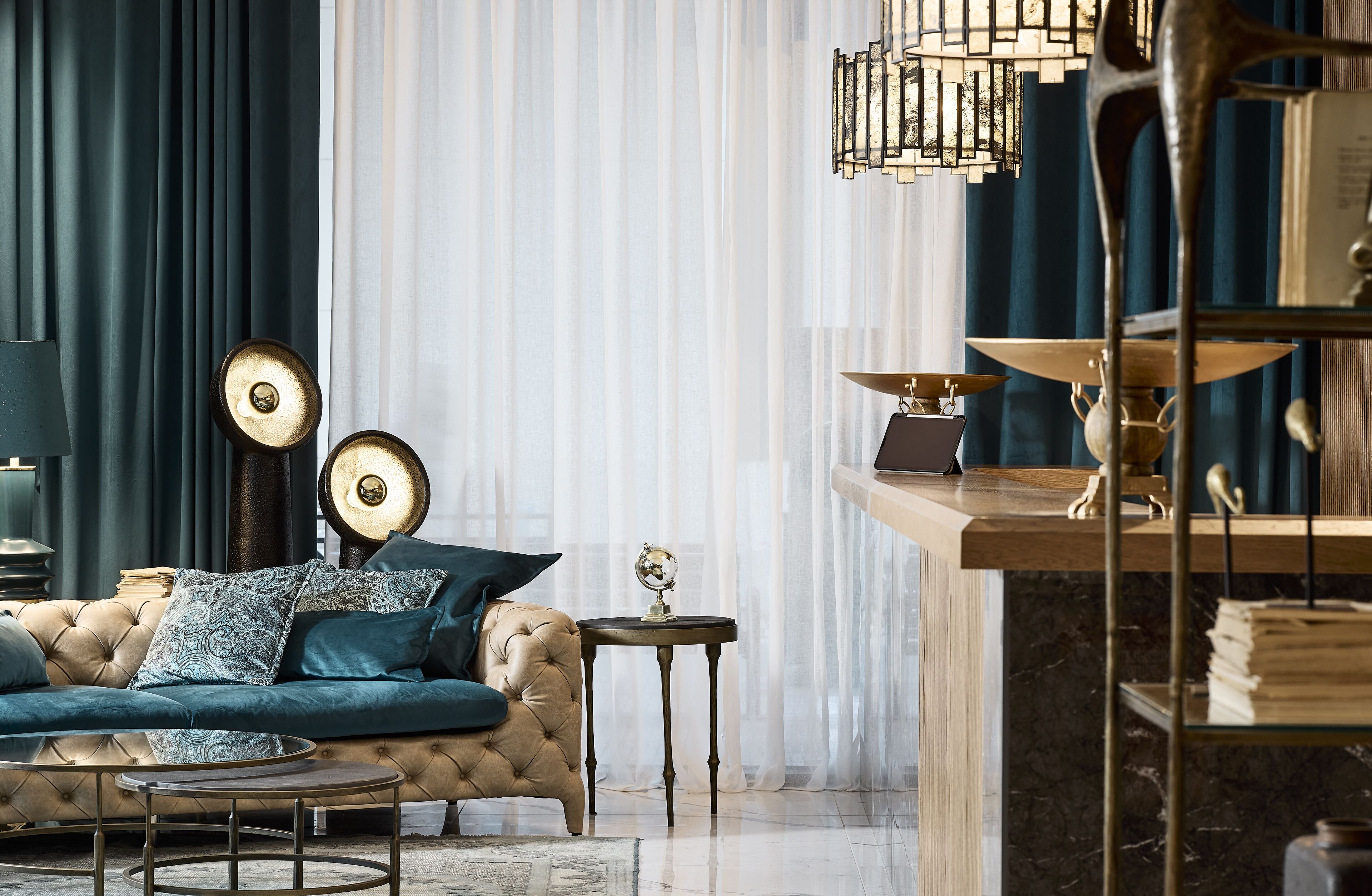 Àrea amb seients del vestíbul