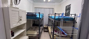 Affordable 4-single beds hostel in the middle of Alexandria!