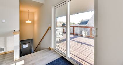 Canal-front Home in Ocean Shores w/ Dock & Views!