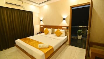 Chambre supérieure double | Literie de qualité, minibar, coffre-fort, accès au Wi-Fi (inclus)