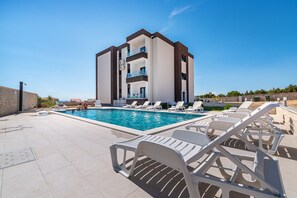 Apartment, 1 Bedroom, Balcony, City View | Pool