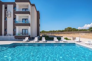 Apartment, 1 Bedroom, Balcony, City View | Pool
