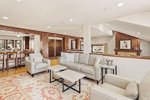 House, 2 Bedrooms | Living area - Fanny Hill Pool View Townhome With Ski Access by The Woodrun V Townhouses by RedAwning (Snowmass Village)