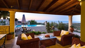 One Bedroom Villa with Private Pool (Efrosini) | Terrasse/patio