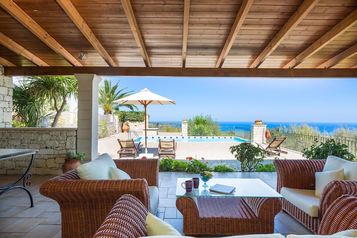 One Bedroom Villa with Private Pool (Efrosini) | Terrace/patio
