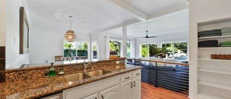 Condo, 2 Bedrooms | Private kitchen | Dishwasher, cookware/dishes/utensils