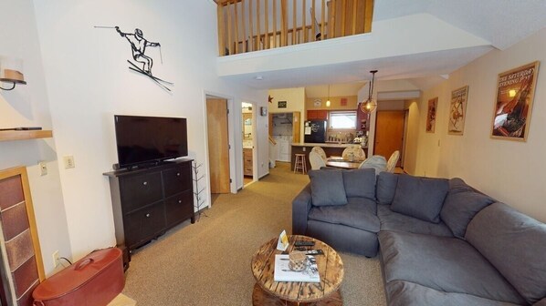 Condo, 2 Bedrooms | Living area - Woods Resort and Spa (Killington)