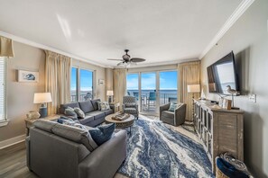 Smart TV - Marisol 102-Beachfront Corner Condo w/Pool, Grill, FREE Beach Service & Tix! (Panama City Beach)