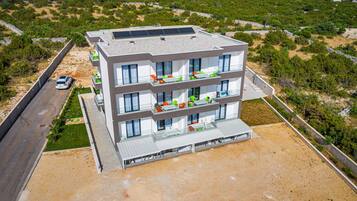 Appartement, 1 chambre, balcon, vue ville | Extérieur