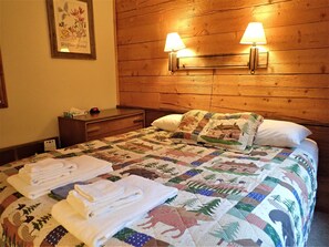 1 bedroom, internet, bed sheets