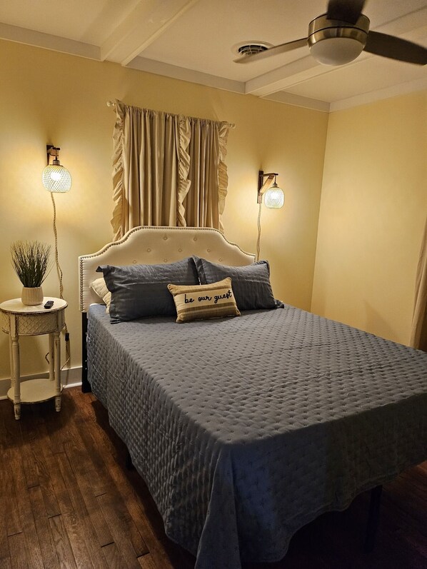 2 bedrooms, iron/ironing board, travel crib, free WiFi