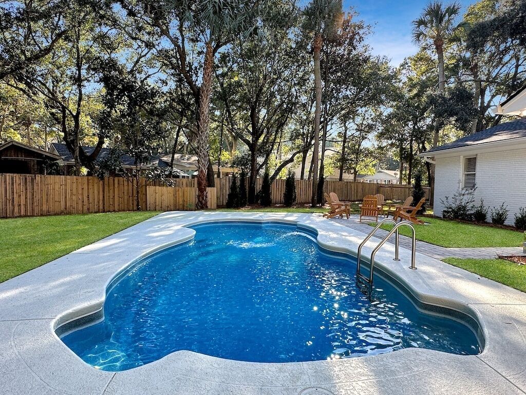 Opvarmet pool