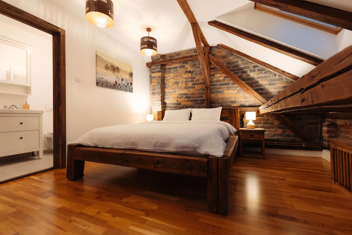 Comfort studio | 1 slaapkamer, bedden met traagschuimmatras, verduisterende gordijnen