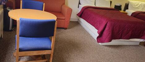 Free WiFi, bed sheets