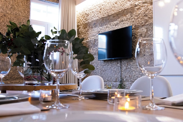 City Loft | Private kitchen | Fridge, microwave, oven, stovetop