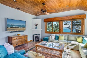 Chimenea, mesa de ping pong