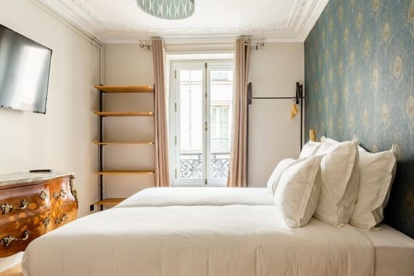 2 dormitorios y ropa de cama