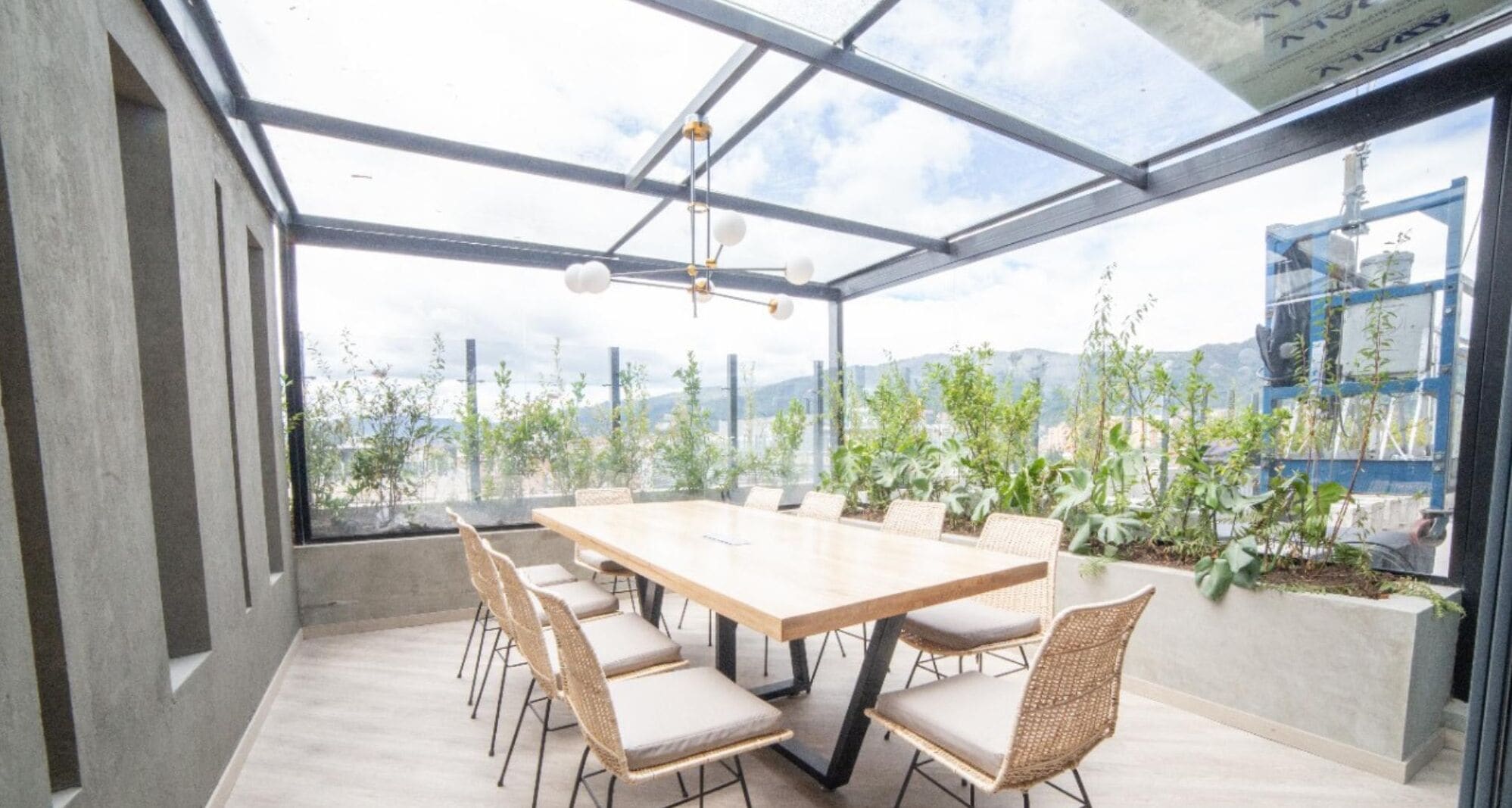 Espace banquet en plein air