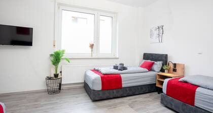 Serviceroom24 - Apartment 2 in Herten WLAN - Smart-TV - 24-7 Check-in und Küche