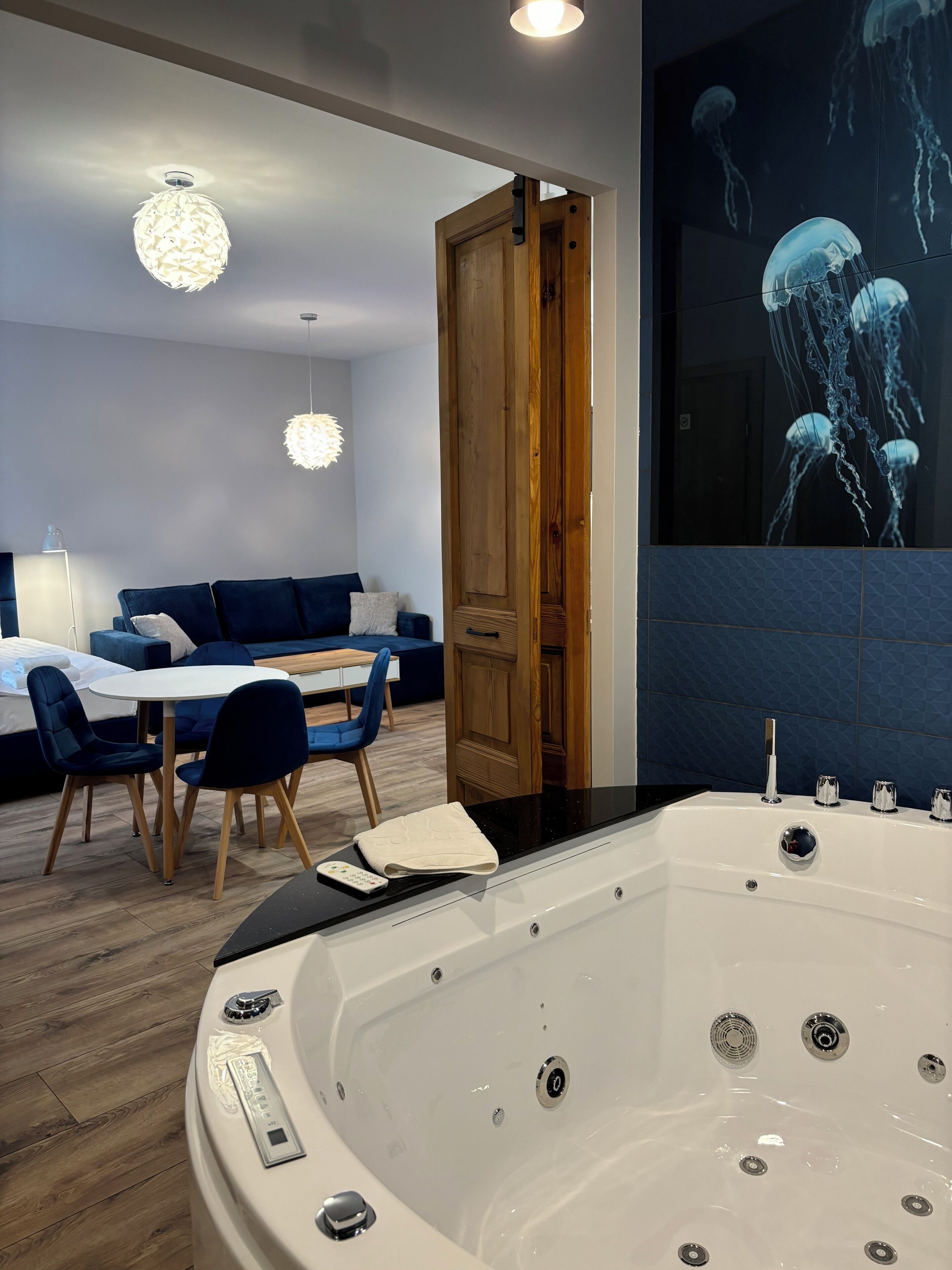 Superior Studio Suite, Sauna | Blackout drapes, iron/ironing board, free WiFi, bed sheets