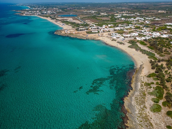 Accommodatie ligt op het strand