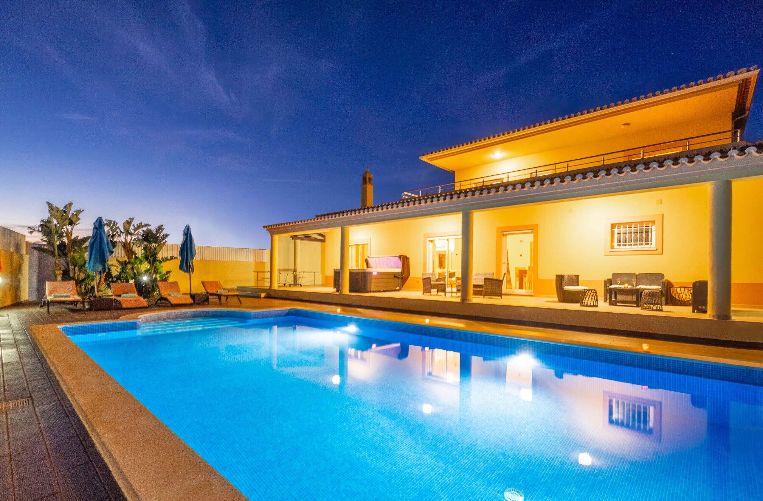 Una piscina climatizada