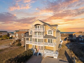 Exterior - Oceanfront Estate | 7 King En-Suites | Heated Pool with Swim-Up Bar | Elevator (NAGS HEAD)