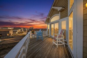 Terrace/patio - Oceanfront Estate | 7 King En-Suites | Heated Pool with Swim-Up Bar | Elevator (NAGS HEAD)