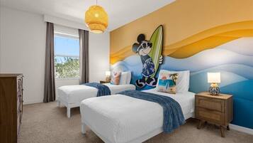 5 bedrooms, iron/ironing board, WiFi, bed sheets