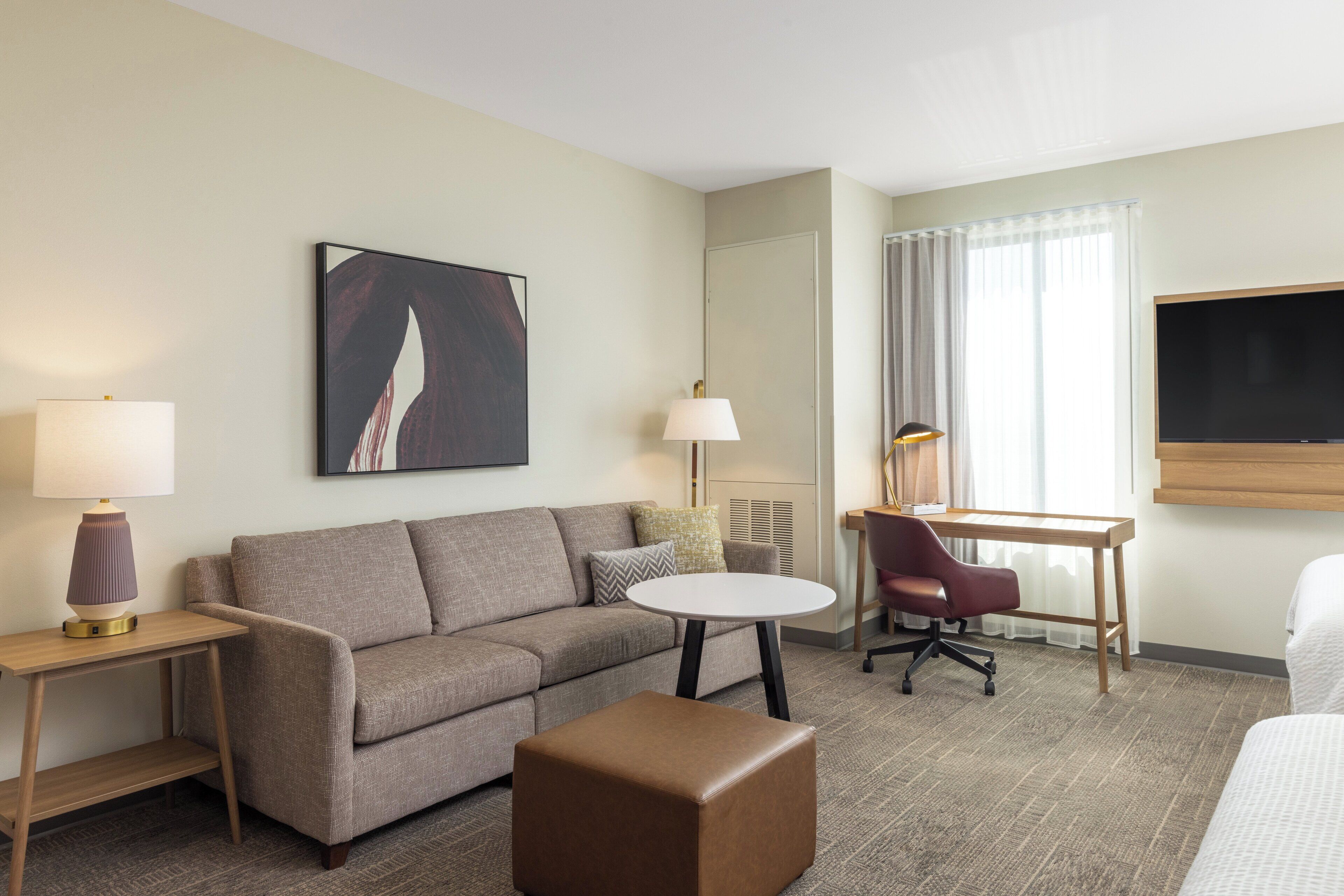 Studio Suite, 2 Queen Beds, Kitchen | Premium bedding, pillow-top beds, desk, laptop workspace