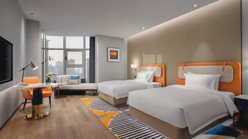 Down duvets, minibar, in-room safe, blackout curtains