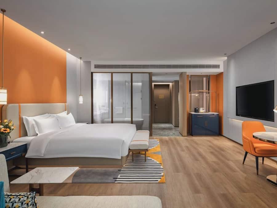 Grand-Zimmer, 1 King-Bett (Super King) | Daunenbettdecken, Minibar, Zimmersafe, Verdunkelungsvorhänge