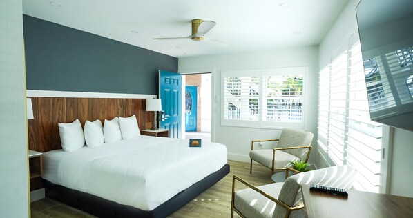 Strykjärn/strykbräda, internet och sängkläder