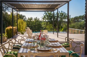 Outdoor dining - Finca with pool Villa Laiar in Mallorca (Sencelles)