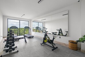Fitness facility - Serene and modern apartment in Aldea Zama Premium (Tulum)