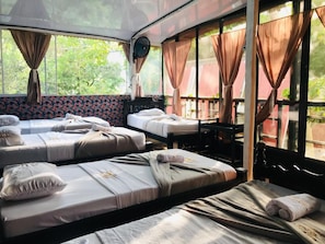 Premium bedding, free WiFi, bed sheets