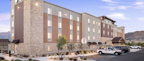 Façana frontal de l'allotjament