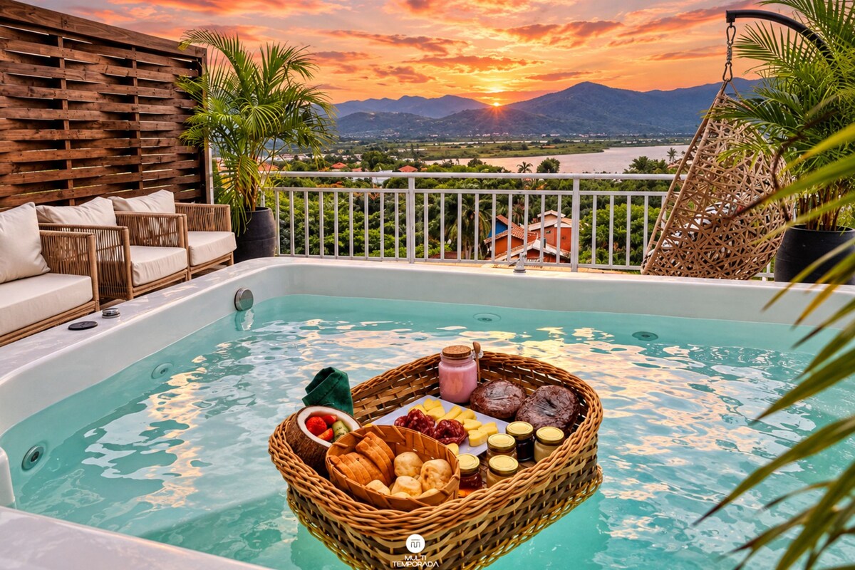 Bali com Jacuzzi - Villa Verde Bangalô