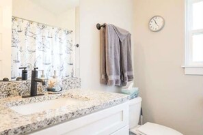 Shower, hair dryer