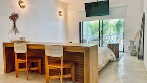 Standard Apartment | Living area | 46-inch flat-screen TV with digital channels - Casa Macay Tulum (Tulum)